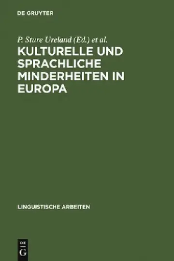 Cover of Kulturelle und sprachliche Minderheiten in Europa
