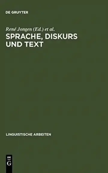 Cover of Sprache, Diskurs und Text