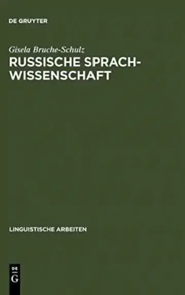 Cover of Russische Sprachwissenschaft
