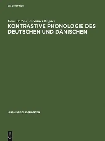 Cover of Kontrastive Phonologie des Deutschen und Dänischen