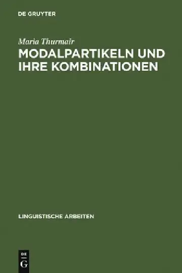 Cover of Modalpartikeln und ihre Kombinationen
