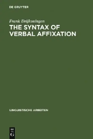 Cover of The Syntax of Verbal Affixation