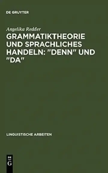 Cover of Grammatiktheorie Und Sprachliches Handeln
