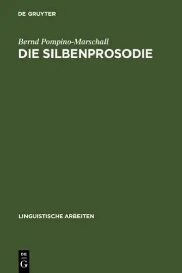 Cover of Die Silbenprosodie