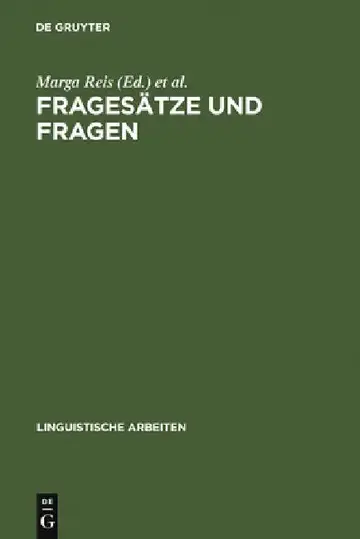 Cover of Fragesätze und Fragen