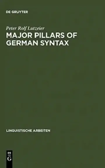 Cover of Major pillars of German syntax