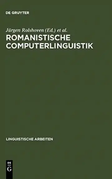 Cover of Romanistische Computerlinguistik
