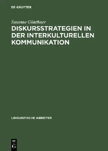 Cover of Diskursstrategien in der interkulturellen Kommunikation