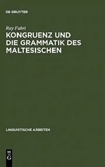 Cover of Kongruenz und die Grammatik des Maltesischen