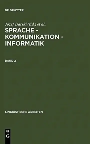 Cover of Sprache - Kommunikation - Informatik. Band 2
