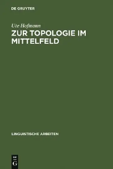 Cover of Zur Topologie Im Mittelfeld