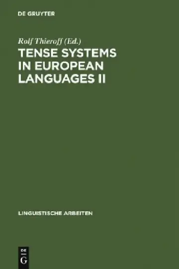 Cover of Tense Systems in European Languages II