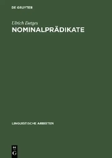 Cover of Nominalprädikate