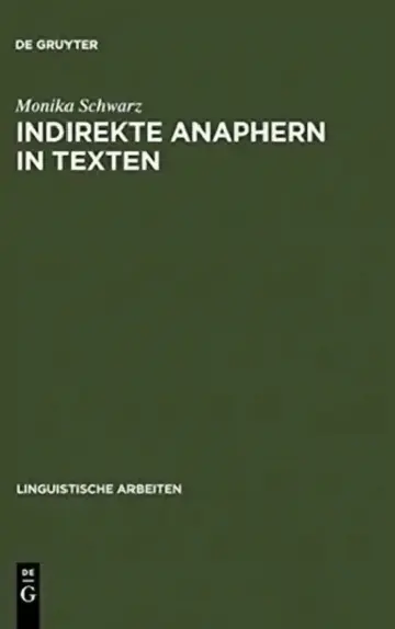 Cover of Indirekte Anaphern in Texten