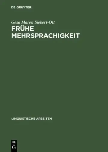 Cover of Frühe Mehrsprachigkeit