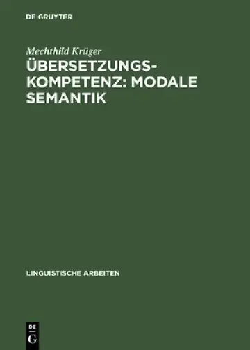 Cover of Übersetzungskompetenz