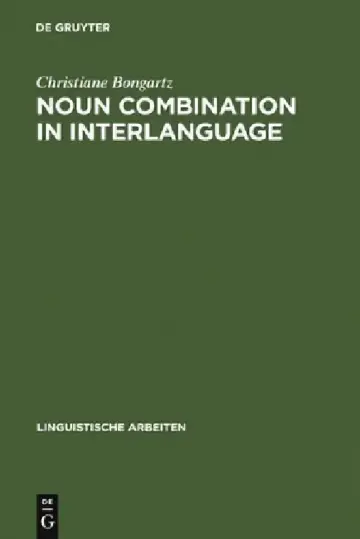 Cover of Noun Combination in Interlanguage
