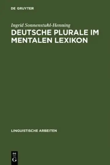 Cover of Deutsche Plurale im mentalen Lexikon