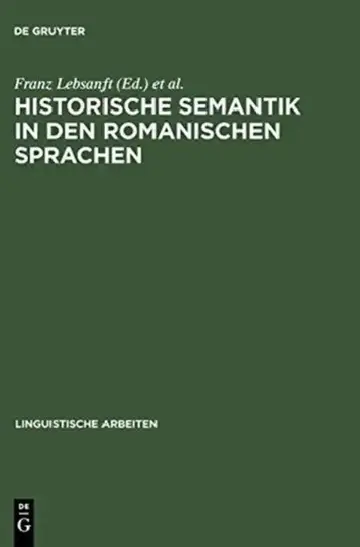 Cover of Historische Semantik in den romanischen Sprachen