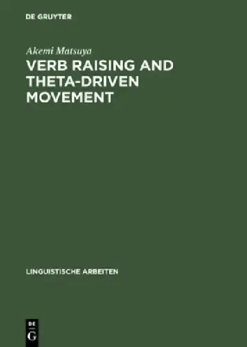 Cover of Verb Raising and Theta-Driven Movement