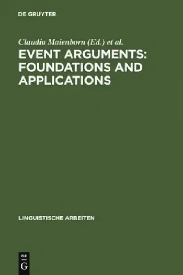 Cover of Event Arguments
