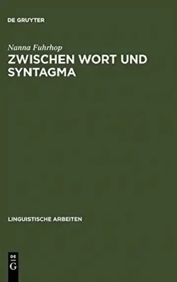 Cover of Zwischen Wort und Syntagma