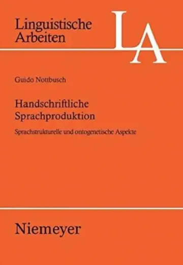 Cover of Handschriftliche Sprachproduktion