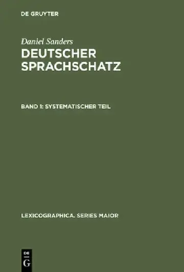 Cover of Systematischer Teil