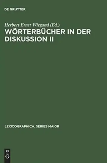 Cover of Wörterbücher in der Diskussion II
