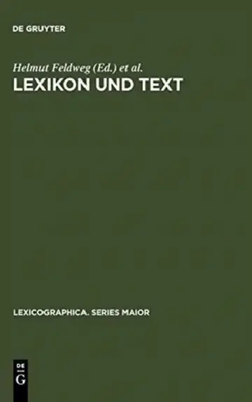 Cover of Lexikon und Text