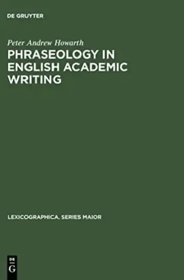 Cover of Phraseology in English Academic Writing