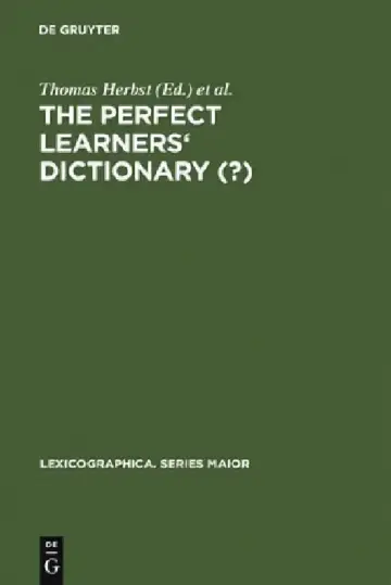 Cover of The Perfect Learners' Dictionary (?)