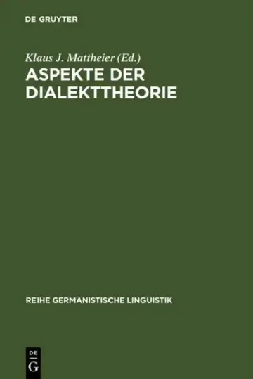 Cover of Aspekte der Dialekttheorie