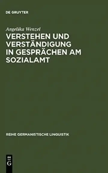 Cover of Verstehen und Verständigung in Gesprächen am Sozialamt