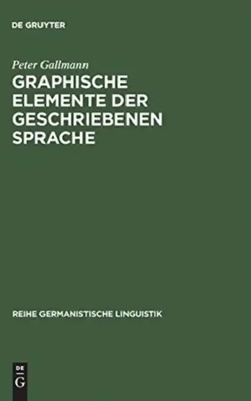 Cover of Graphische Elemente der geschriebenen Sprache