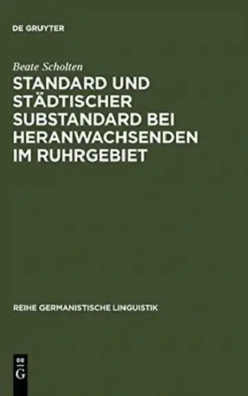 Cover of Standard Und Städtischer Substandard Bei Heranwachsenden Im Ruhrgebiet