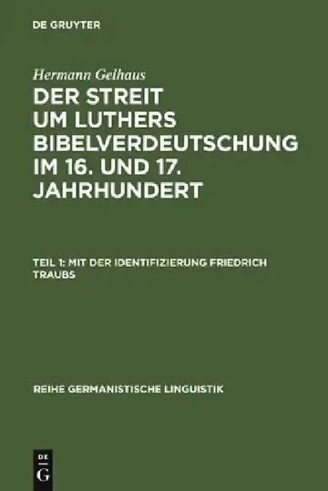 Cover of Mit der Identifizierung Friedrich Traubs