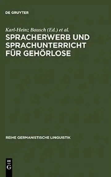 Cover of Spracherwerb und Sprachunterricht für Gehörlose