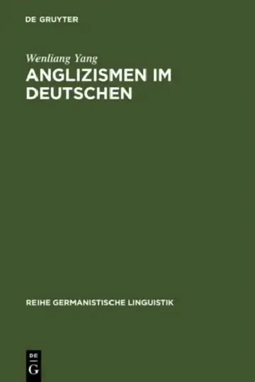 Cover of Anglizismen Im Deutschen
