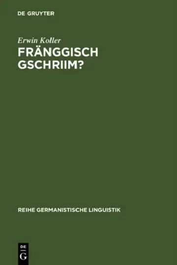 Cover of Fränggisch gschriim?