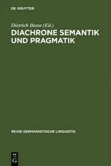 Cover of Diachrone Semantik und Pragmatik