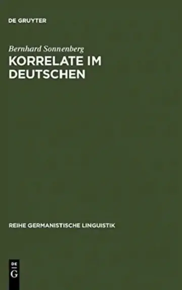 Cover of Korrelate im Deutschen