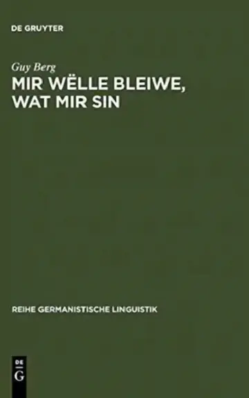 Cover of Mir wëlle bleiwe, wat mir sin