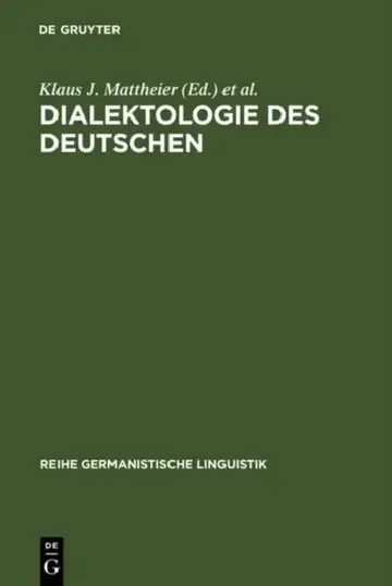 Cover of Dialektologie des Deutschen