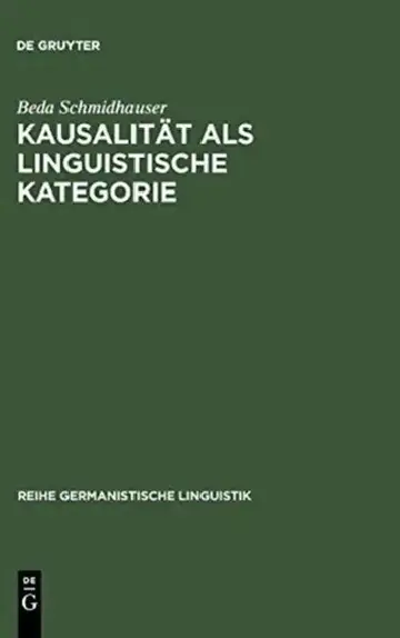 Cover of Kausalität als linguistische Kategorie