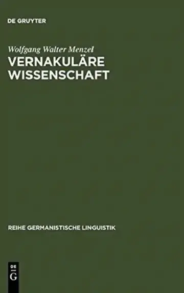 Cover of Vernakuläre Wissenschaft