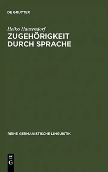 Cover of Zugehörigkeit durch Sprache