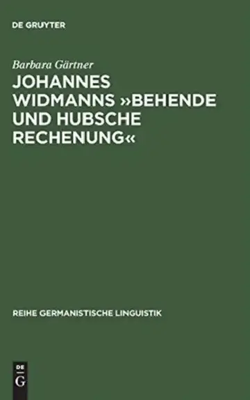 Cover of Johannes Widmanns »Behende Und Hubsche Rechenung«