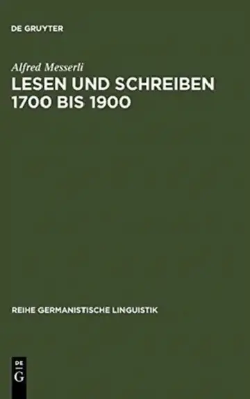 Cover of Lesen und Schreiben 1700 bis 1900