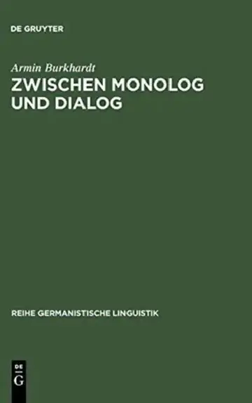 Cover of Zwischen Monolog und Dialog